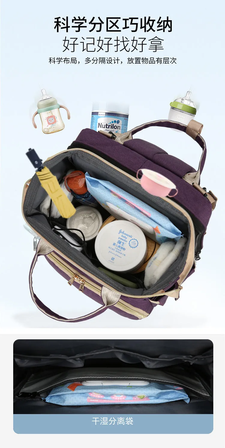 Multifunctional and large-capacity student backpack