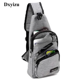 New Arrival Oxford Men Chest Pack Single Shoulder Strap Back Bag Crossbody Bags for Women Sling Shoulder Bag Back Pack Travel