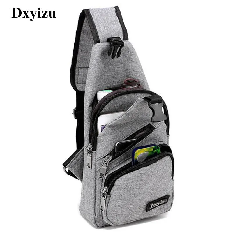 New Arrival Oxford Men Chest Pack Single Shoulder Strap Back Bag Crossbody Bags for Women Sling Shoulder Bag Back Pack Travel