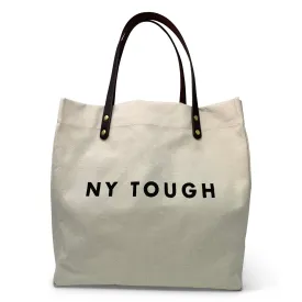 Ny Tough Ecru Canvas Tote