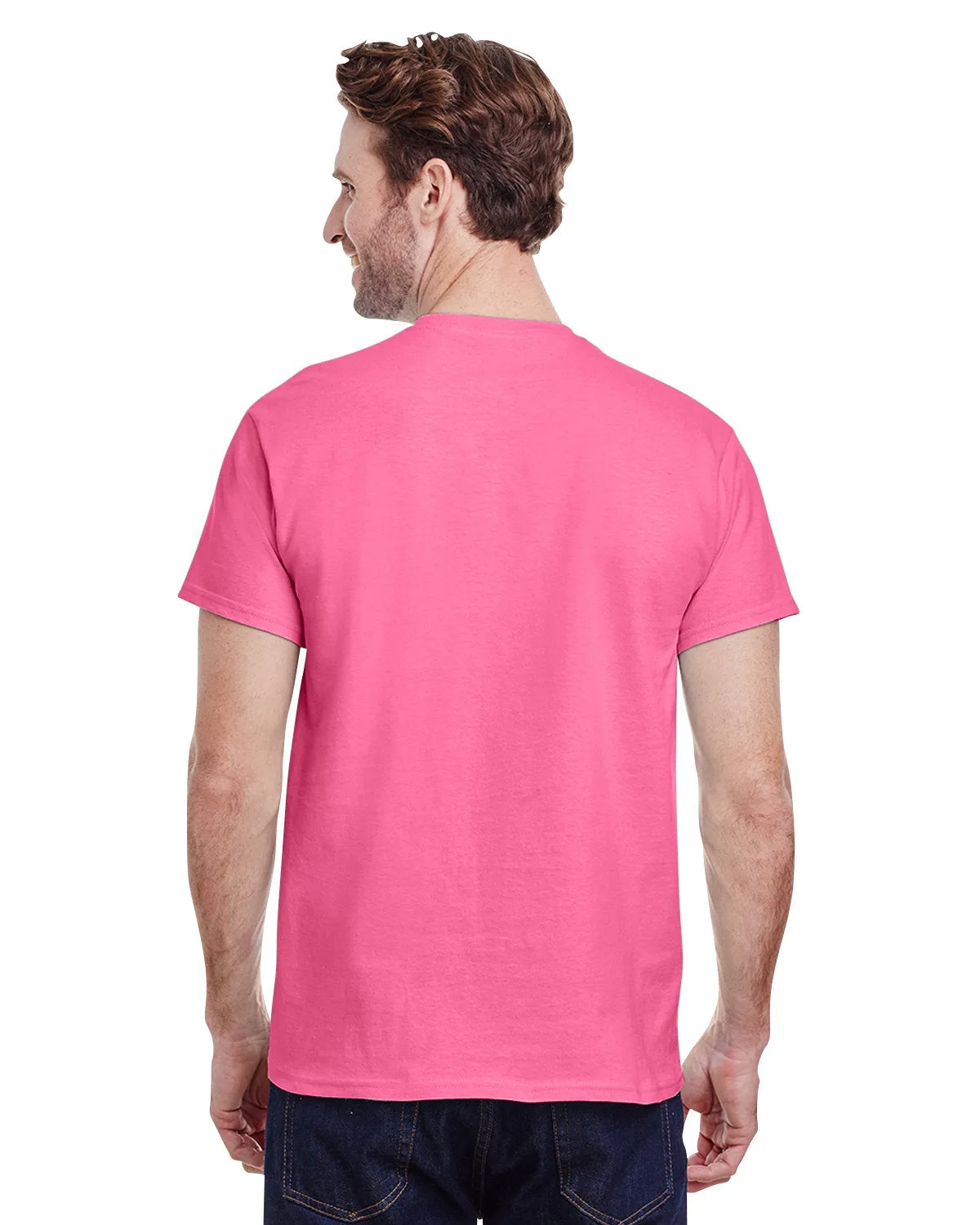 Paul Malone Azalea Pink Heavy Cotton T-Shirt