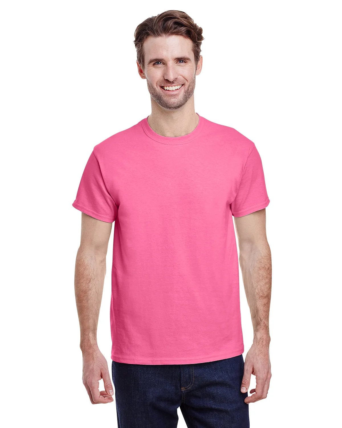 Paul Malone Azalea Pink Heavy Cotton T-Shirt