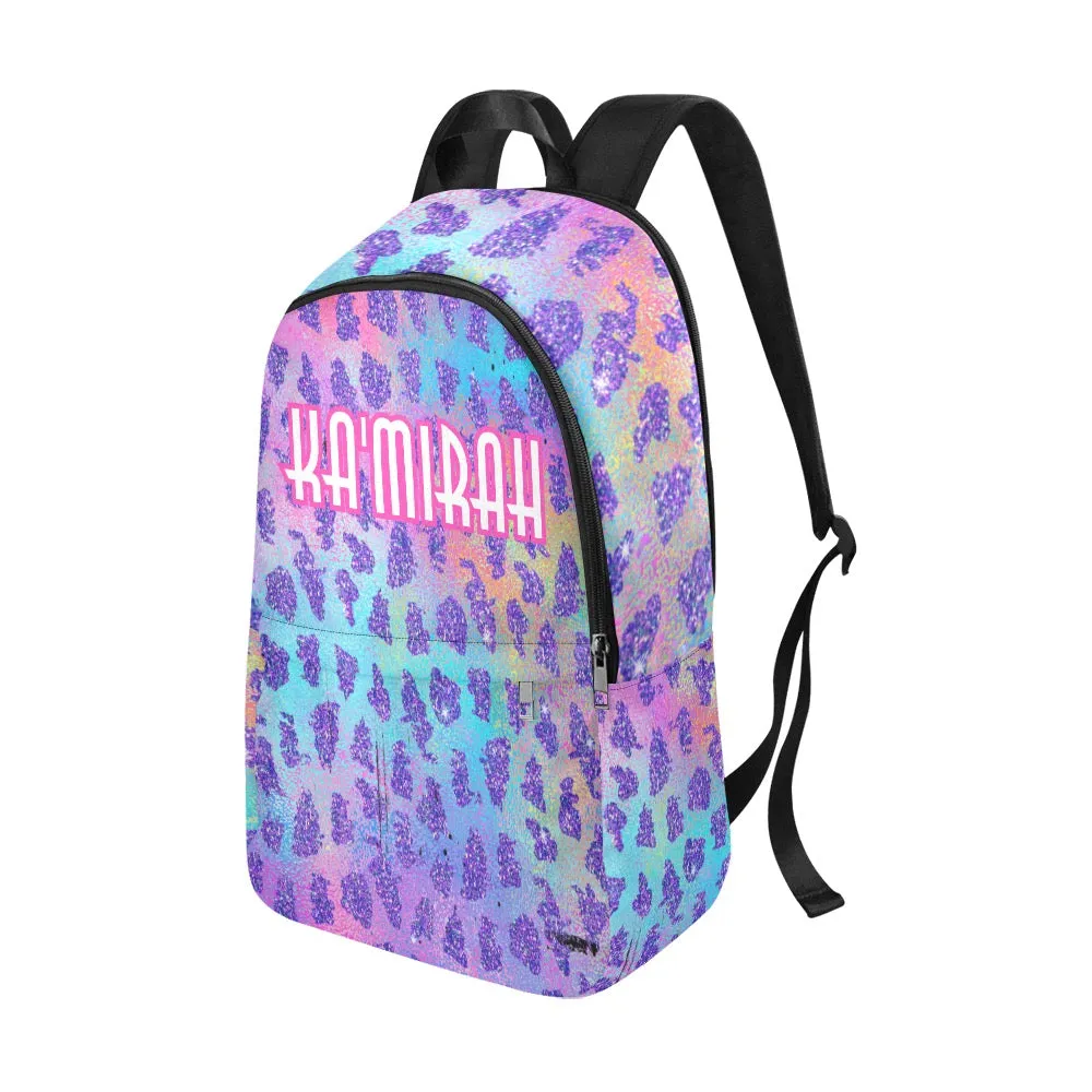 Personalized Colorful Animal Backpack Set