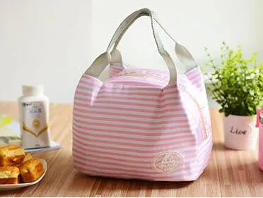 Portable bag Cooler Insulated Canvas Lunch Bag Thermal Food Picnic Lunch Bags for Women Kids Men Cooler Lunch Box Bag Tote