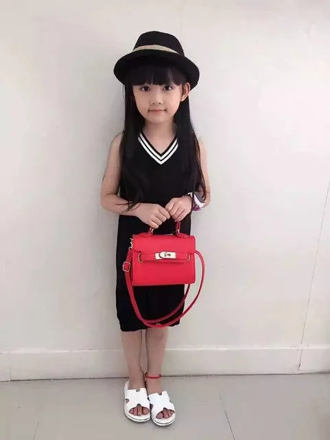 QZH kids girl hand bag PU leather mini princess girls should bag messenger bags party handbags gifts