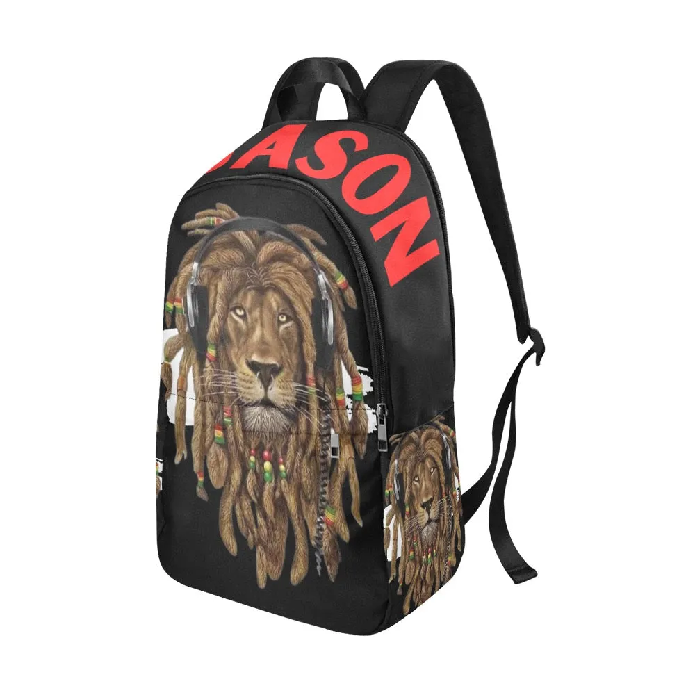 Rasta Lion Backpack and Lunch Bag Set