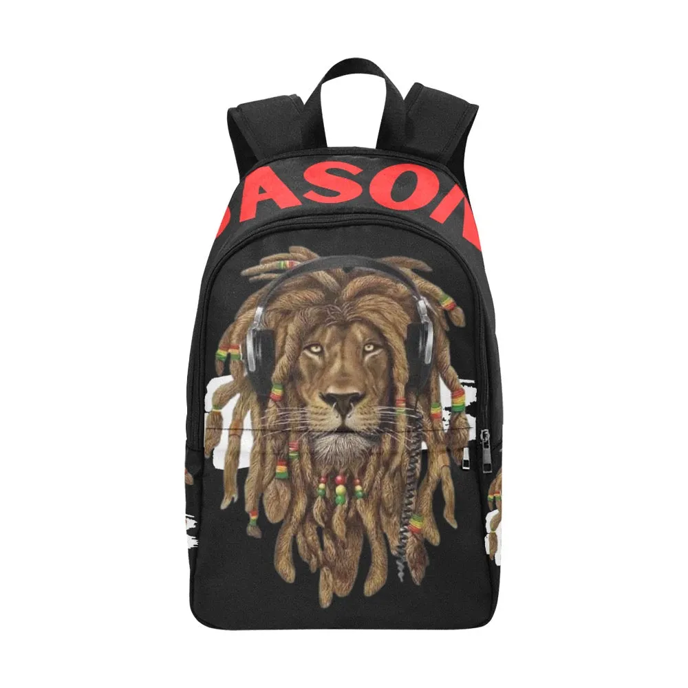 Rasta Lion Backpack and Lunch Bag Set