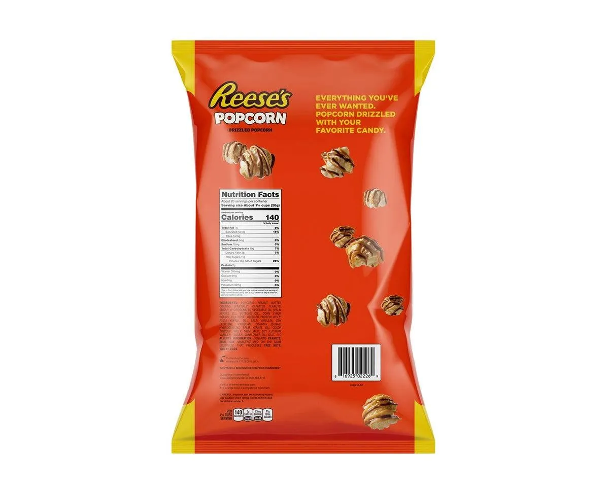 Reese's Drizzled Popcorn Bags