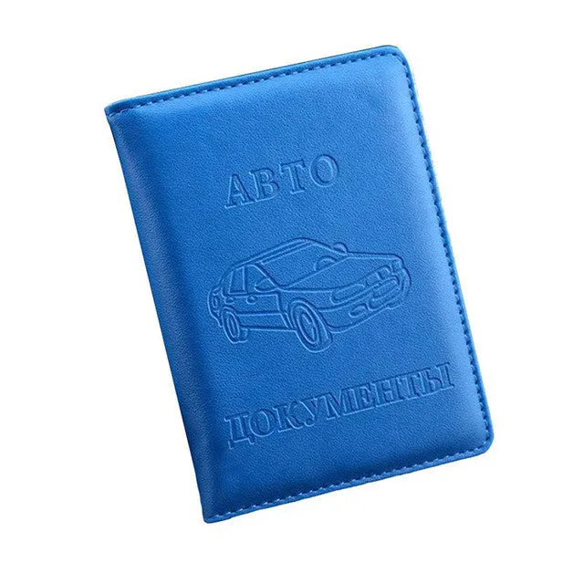 Russian Driver's License PU Leather Cover for Car Driving Documents Business Card Holder  ID Card Holder -- BIH004 PM15