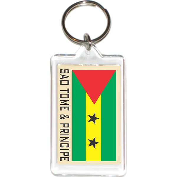 Sao Tome Principe Acrylic Key Holders