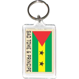 Sao Tome Principe Acrylic Key Holders