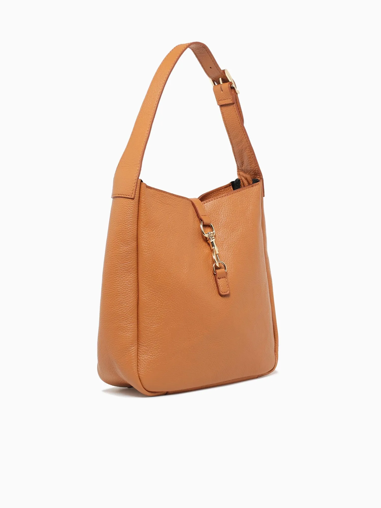 Sheila Hook Shoulder Bag Cuoio