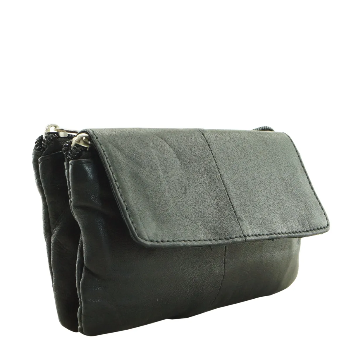 SMCP02 ~ Black Sheepskin Coin Purse