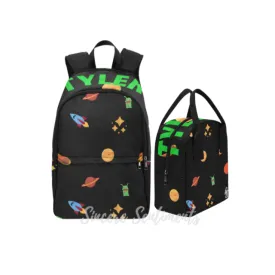 Space Backpack and Lunch Bag Set