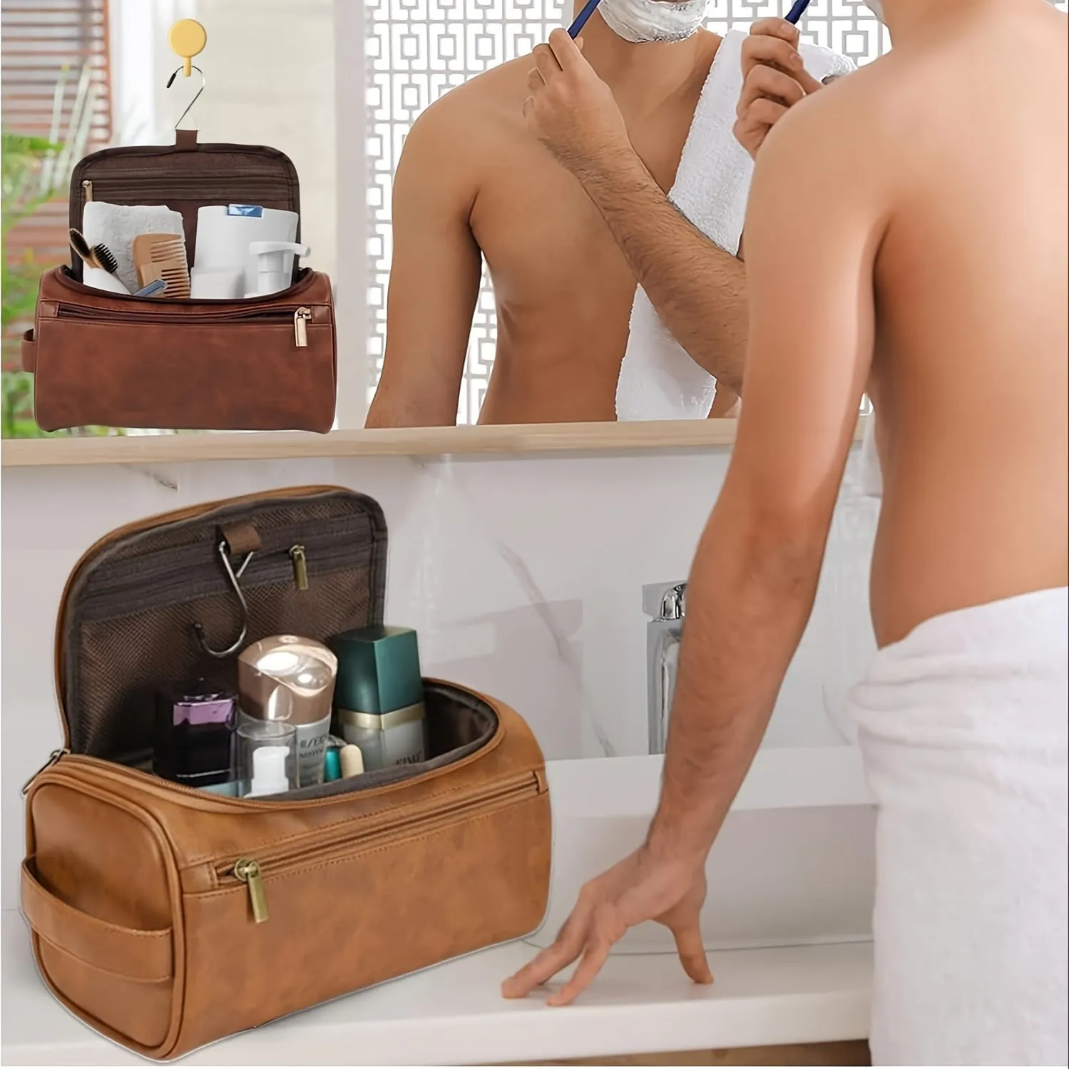 Spacious Toiletry Bag for Men Perfect Gift for Him