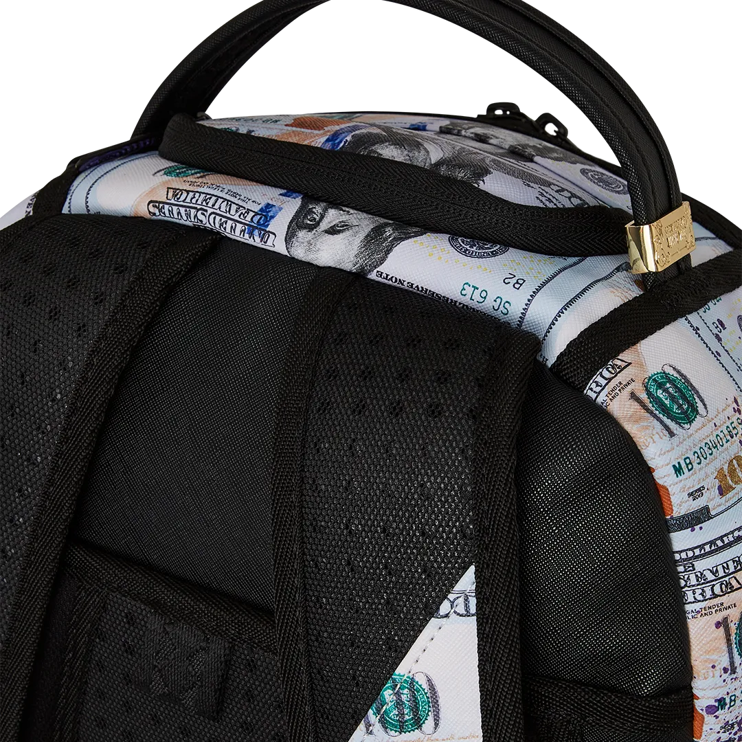 Sprayground Billions in The Bank Backpack - Green / Purple / White