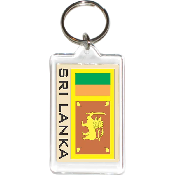 Sri Lanka Acrylic Key Holders