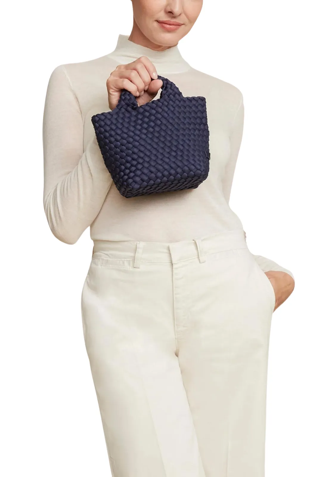 St. Barths Petite Tote, Ink Blue