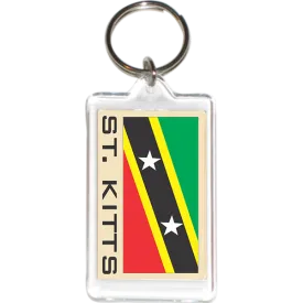 St Kitts Acrylic Key Holders