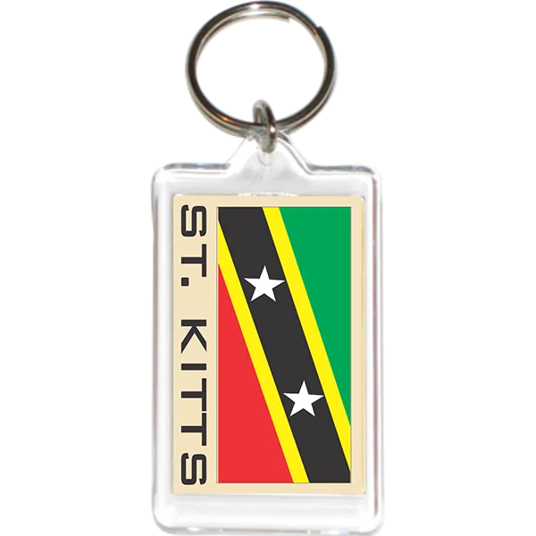 St Kitts Acrylic Key Holders