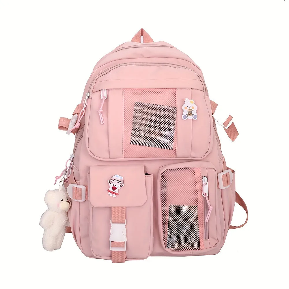 Stylish Waterproof Travel Backpack with Laptop Compartment for Women