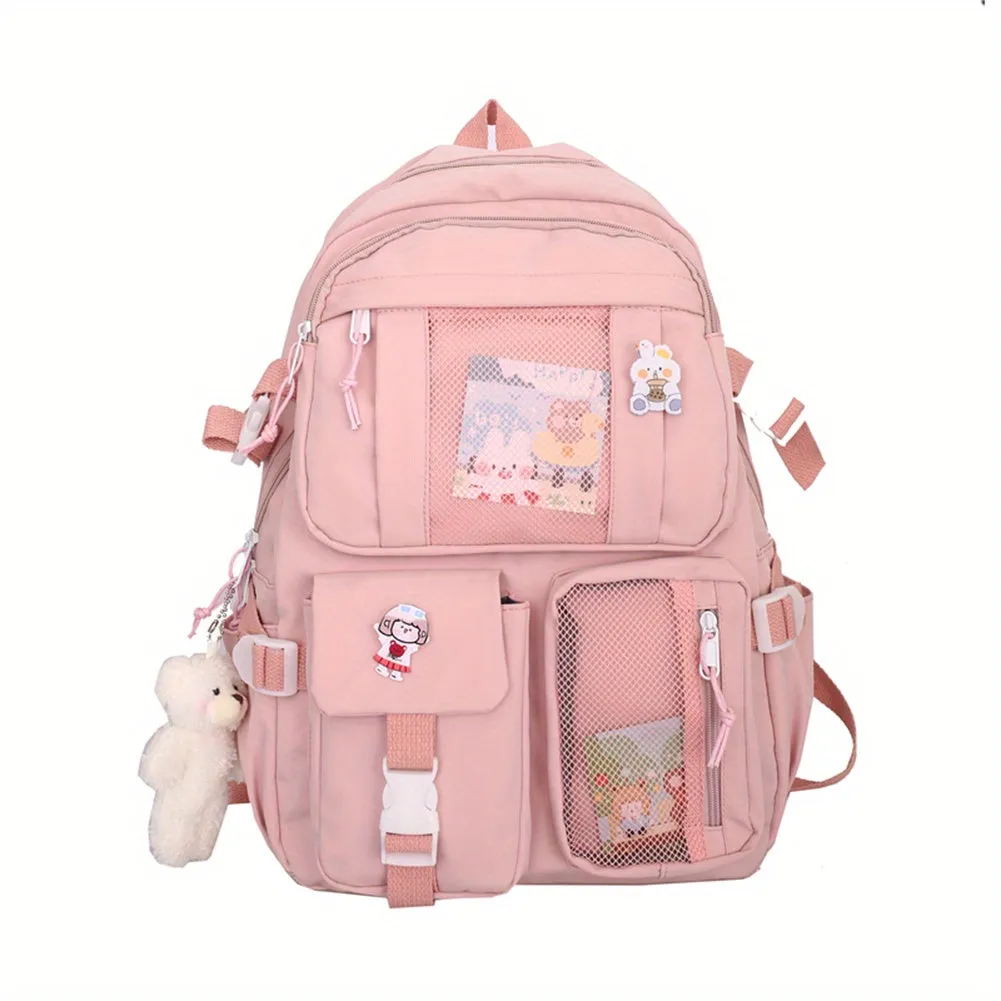 Stylish Waterproof Travel Backpack with Laptop Compartment for Women