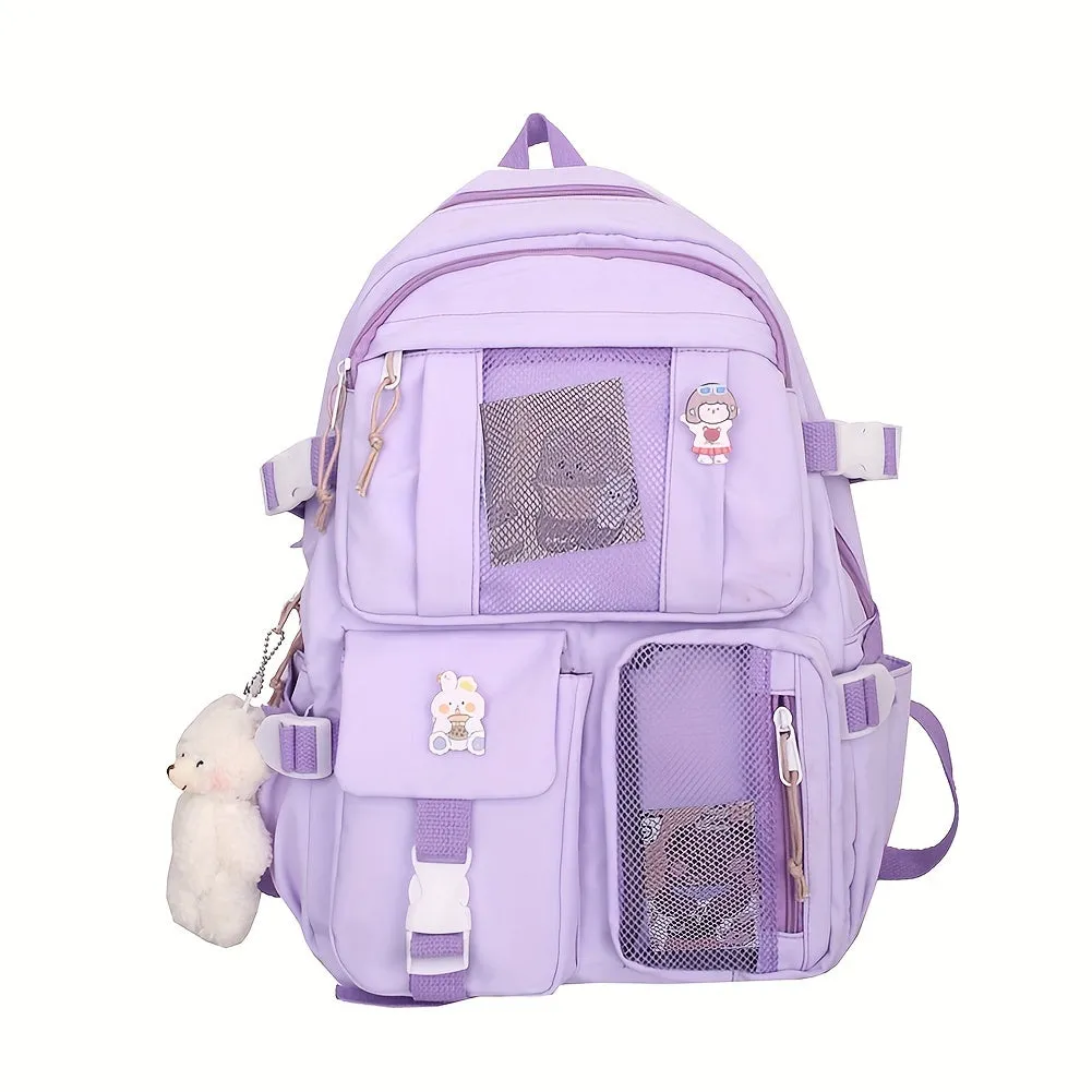 Stylish Waterproof Travel Backpack with Laptop Compartment for Women