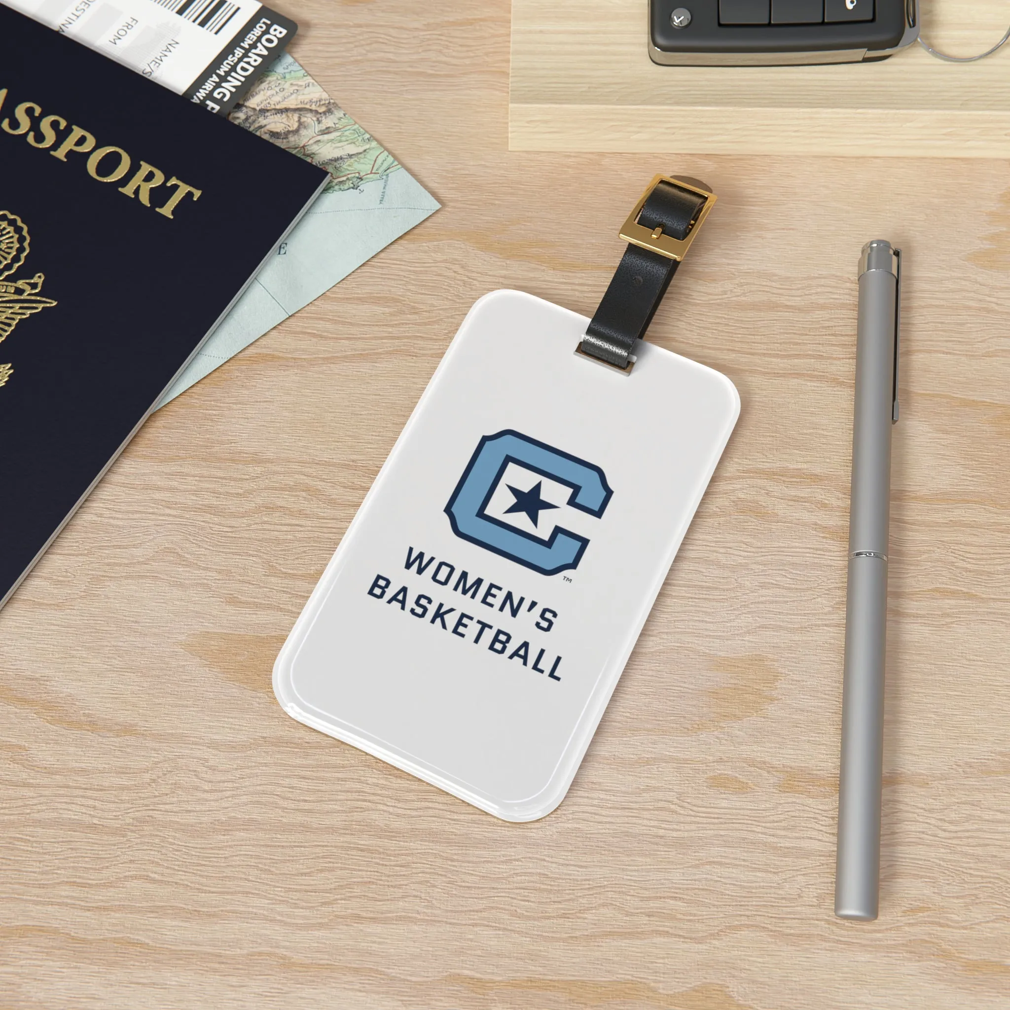 The Citadel Block C Logo, Sports Women's Basketball, Luggage Tag