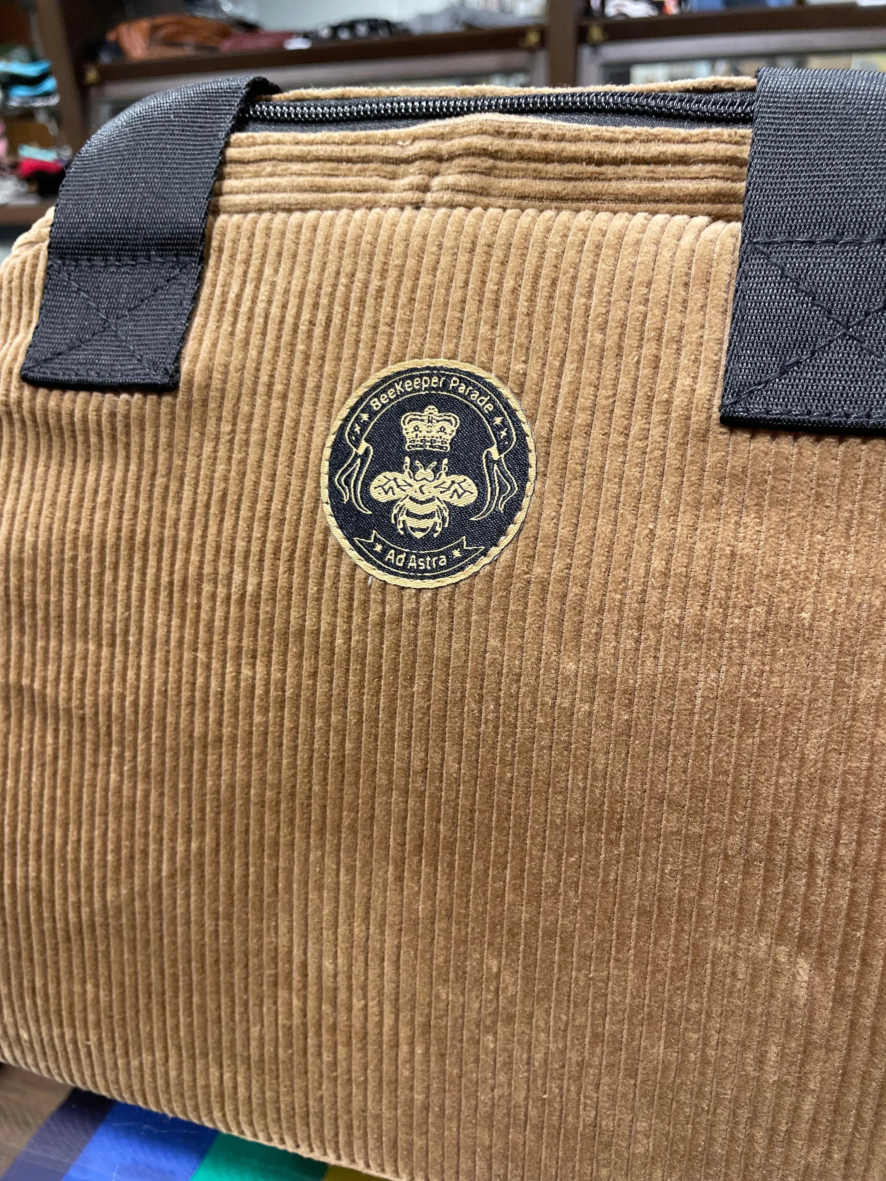 The Panda Peanut 🥜 Corduroy 🐼 BeeKeeper Lunch Bag