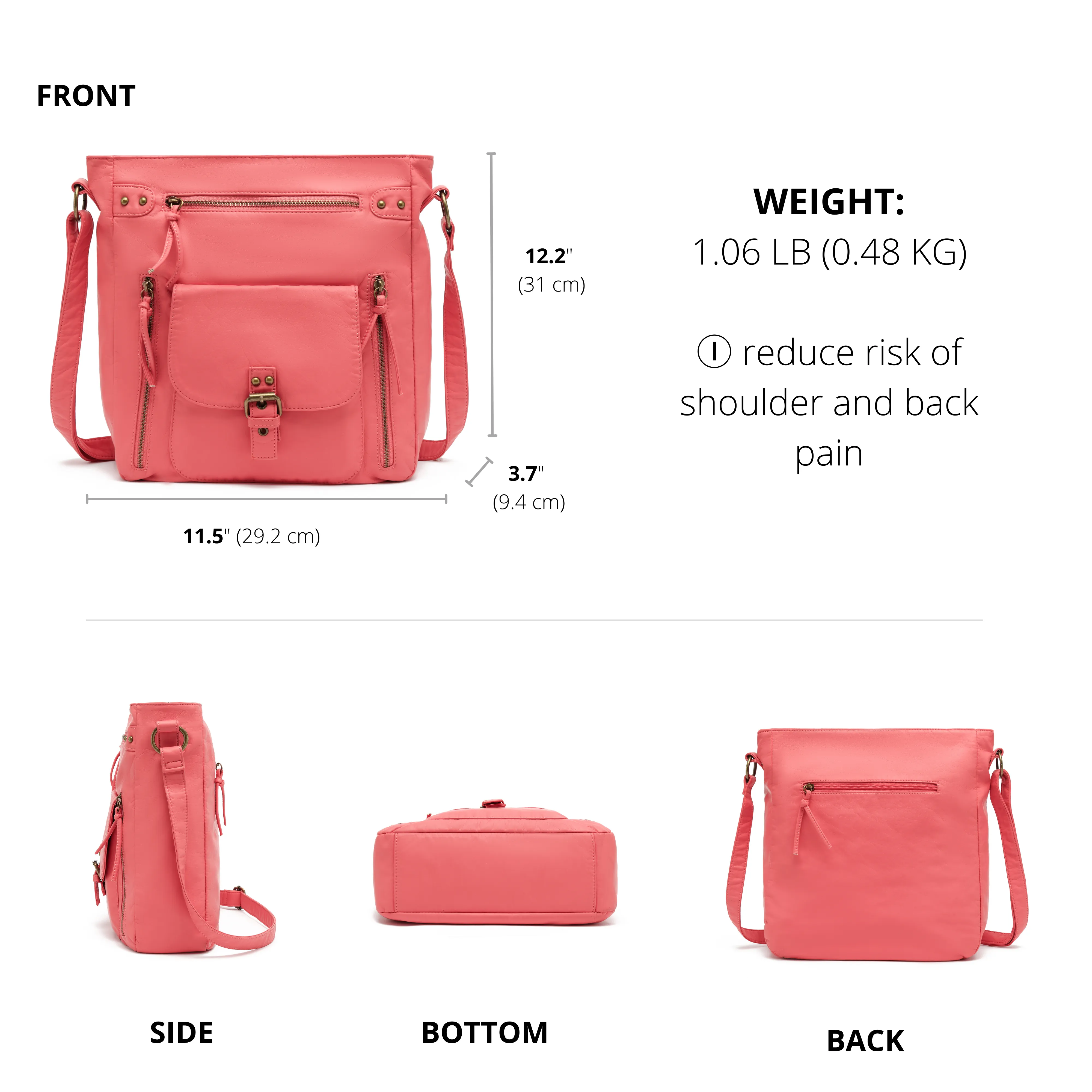 Ultra Soft Medium Crossbody, Shoulder Bag H2005