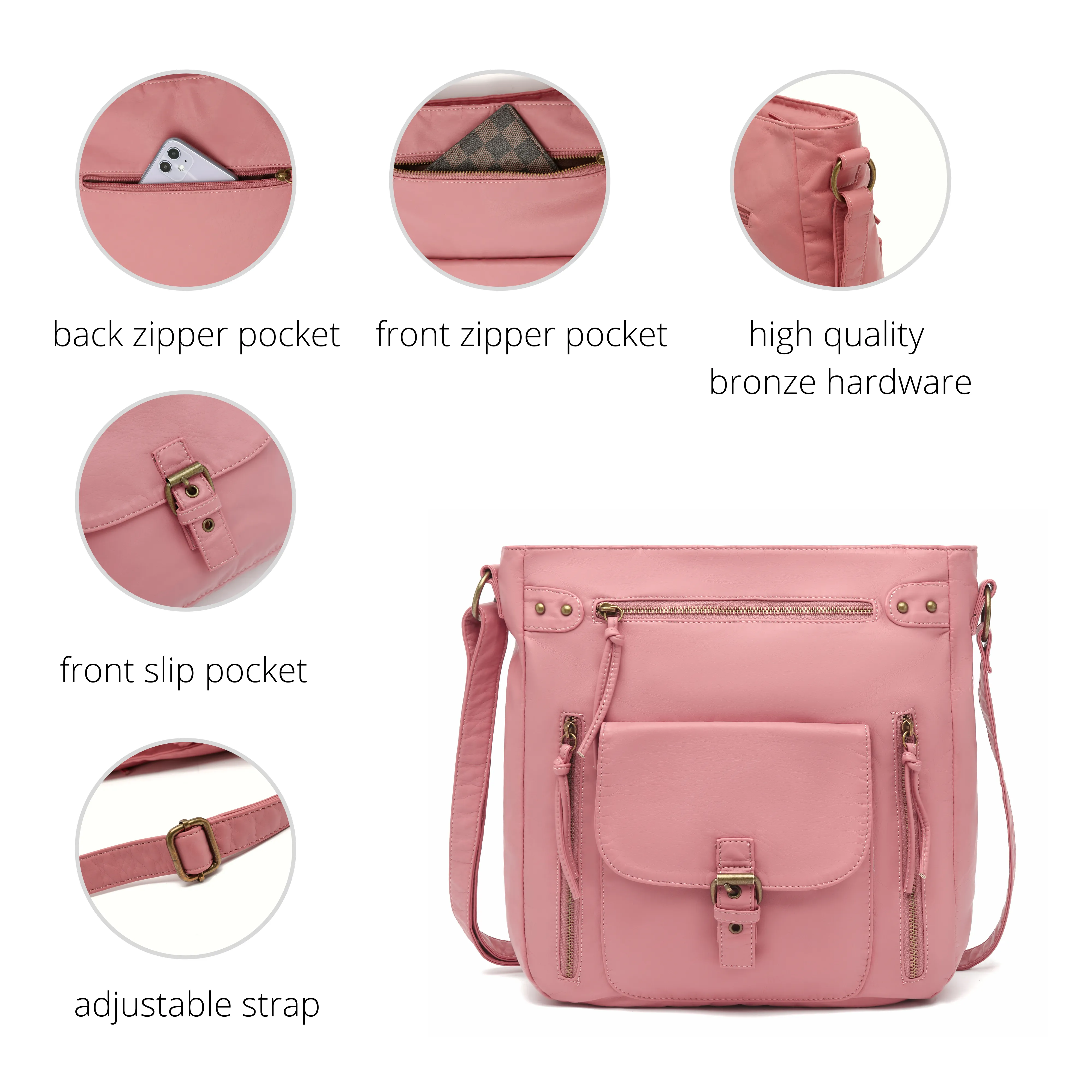 Ultra Soft Medium Crossbody, Shoulder Bag H2005