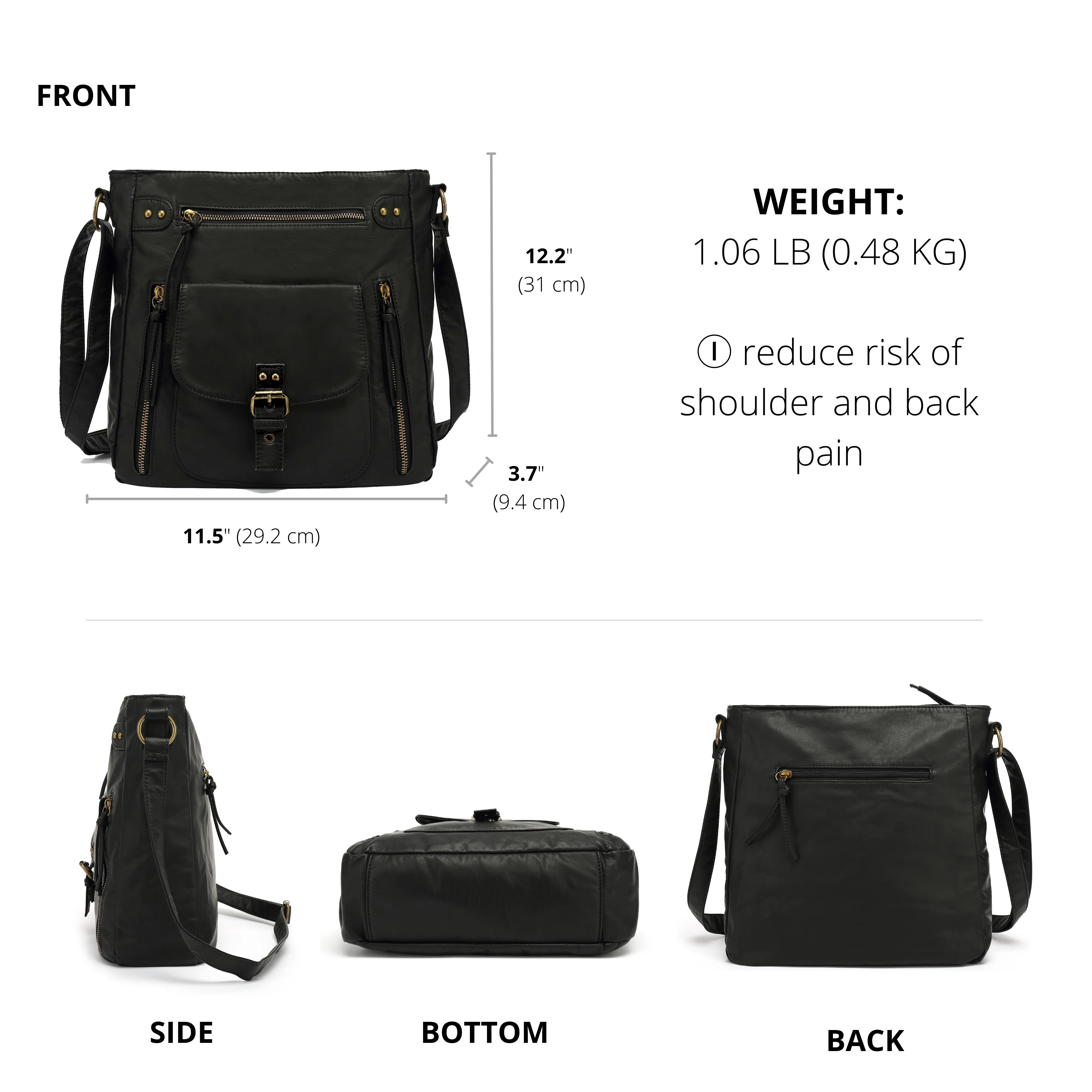 Ultra Soft Medium Crossbody, Shoulder Bag H2005