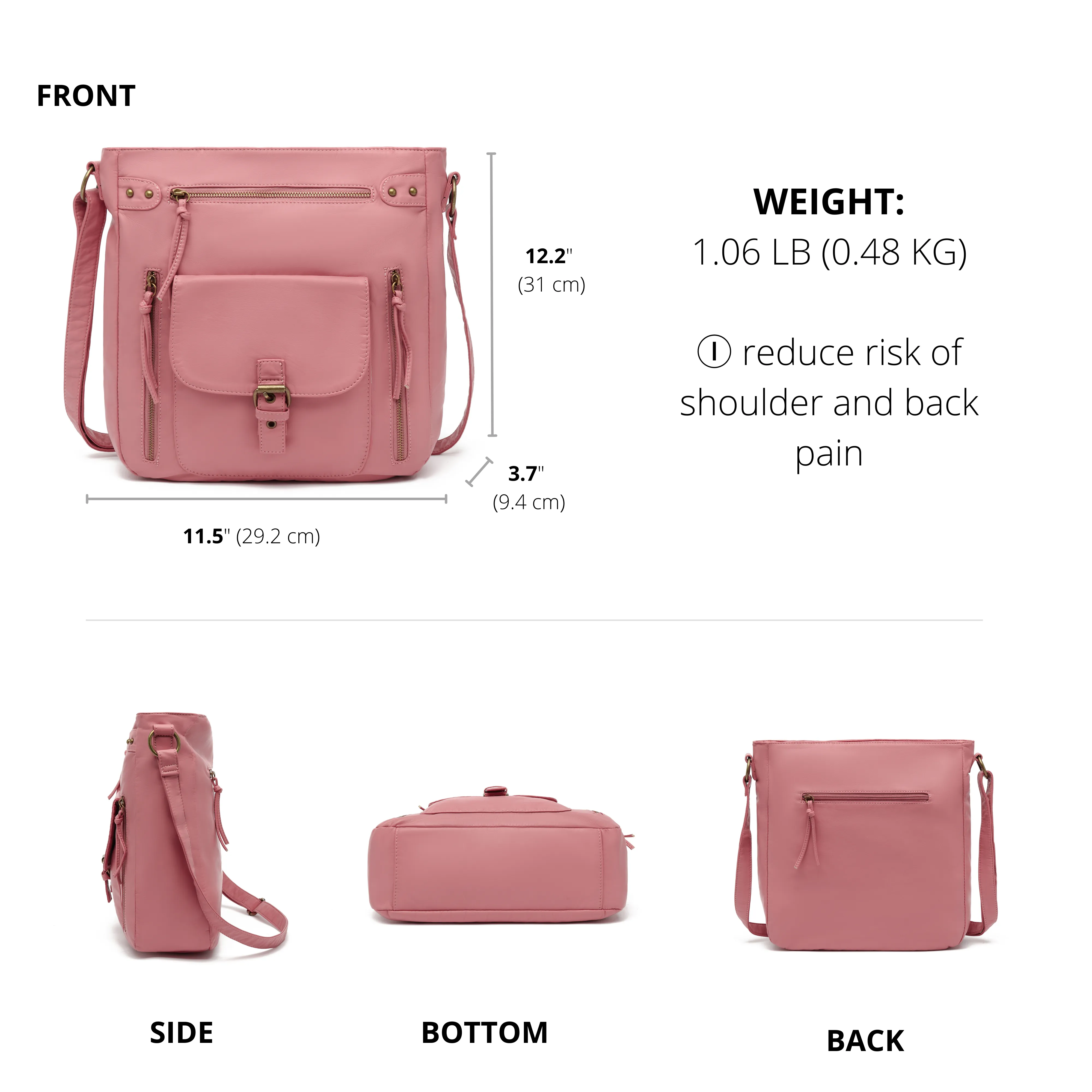 Ultra Soft Medium Crossbody, Shoulder Bag H2005