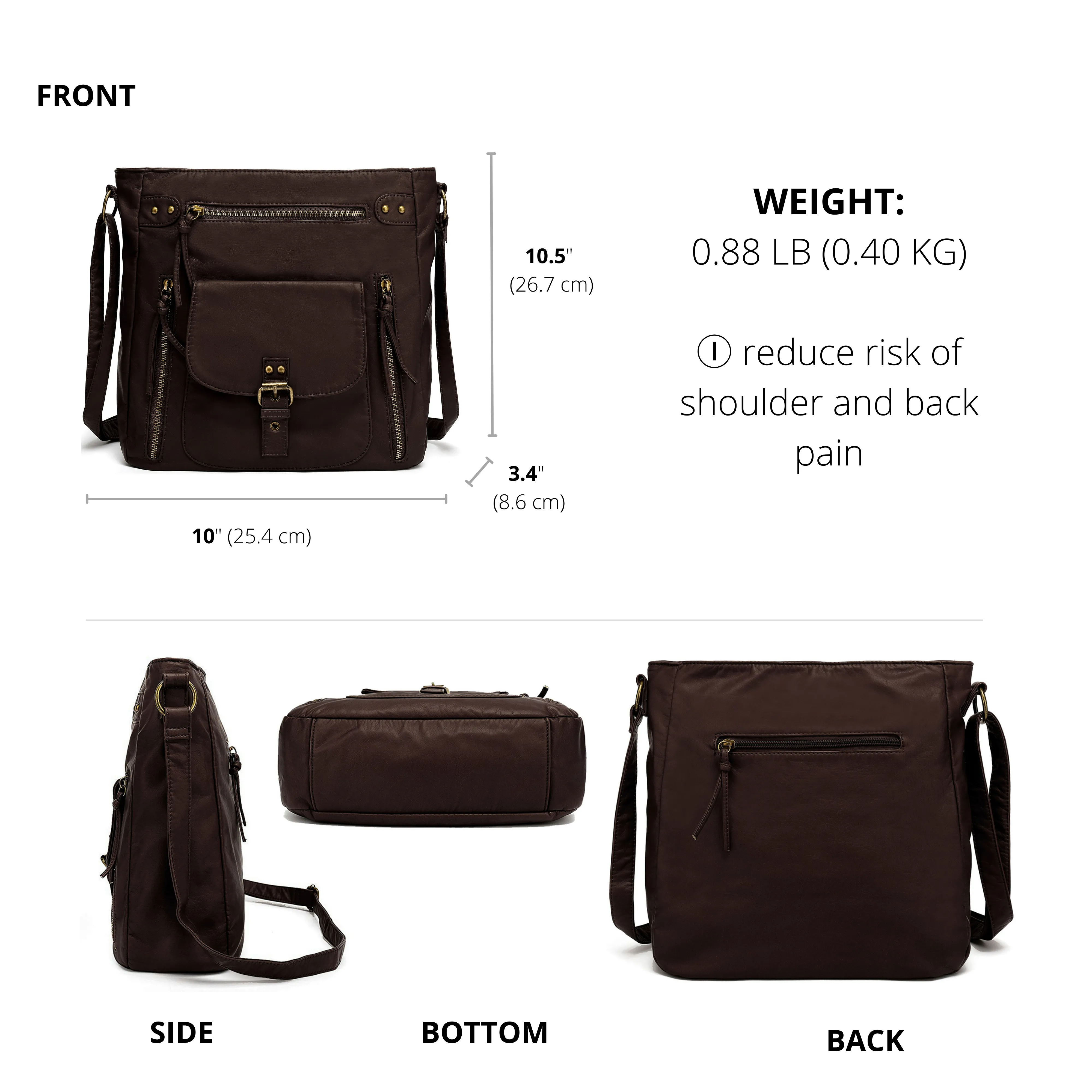 Ultra Soft Medium Crossbody, Shoulder Bag H2005