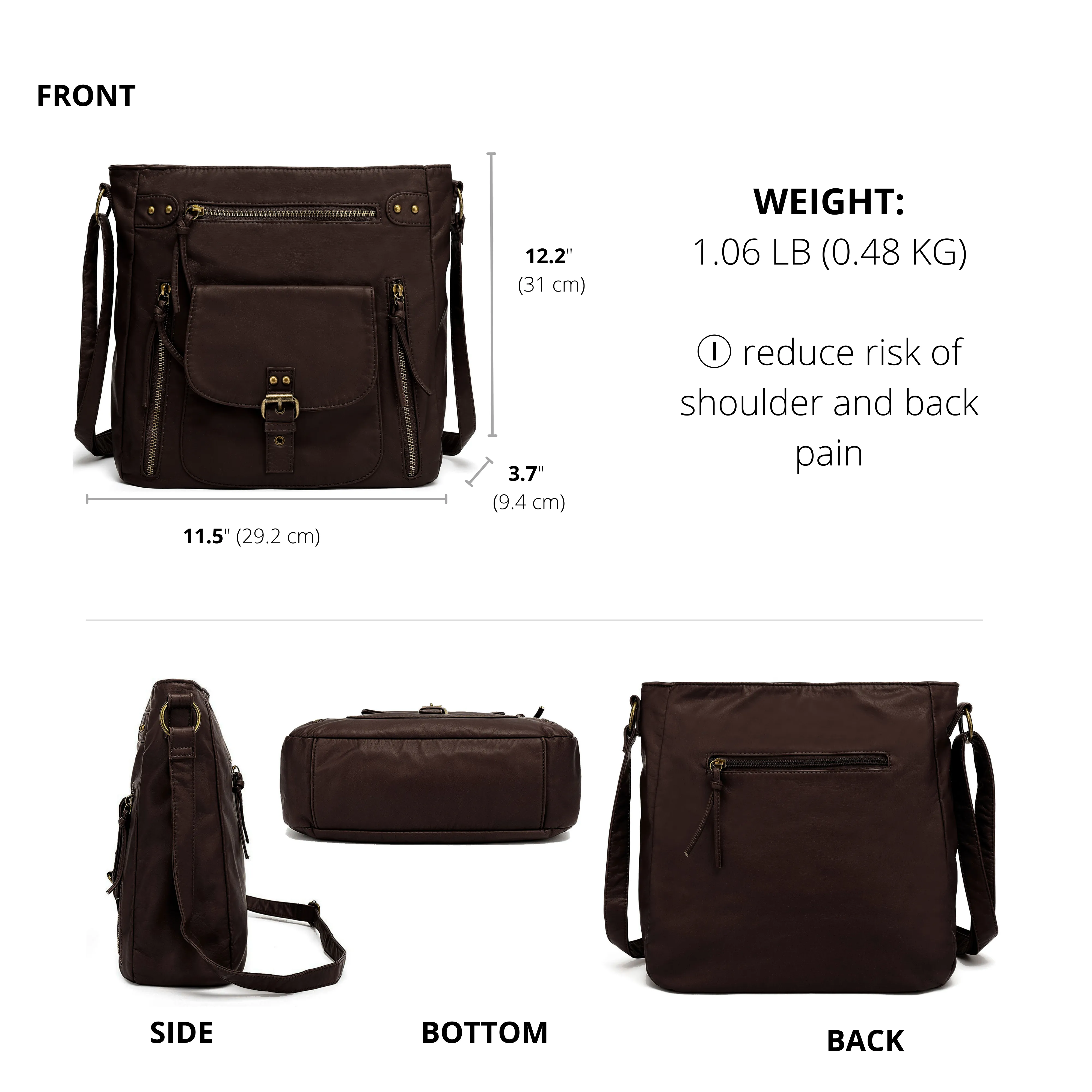 Ultra Soft Medium Crossbody, Shoulder Bag H2005