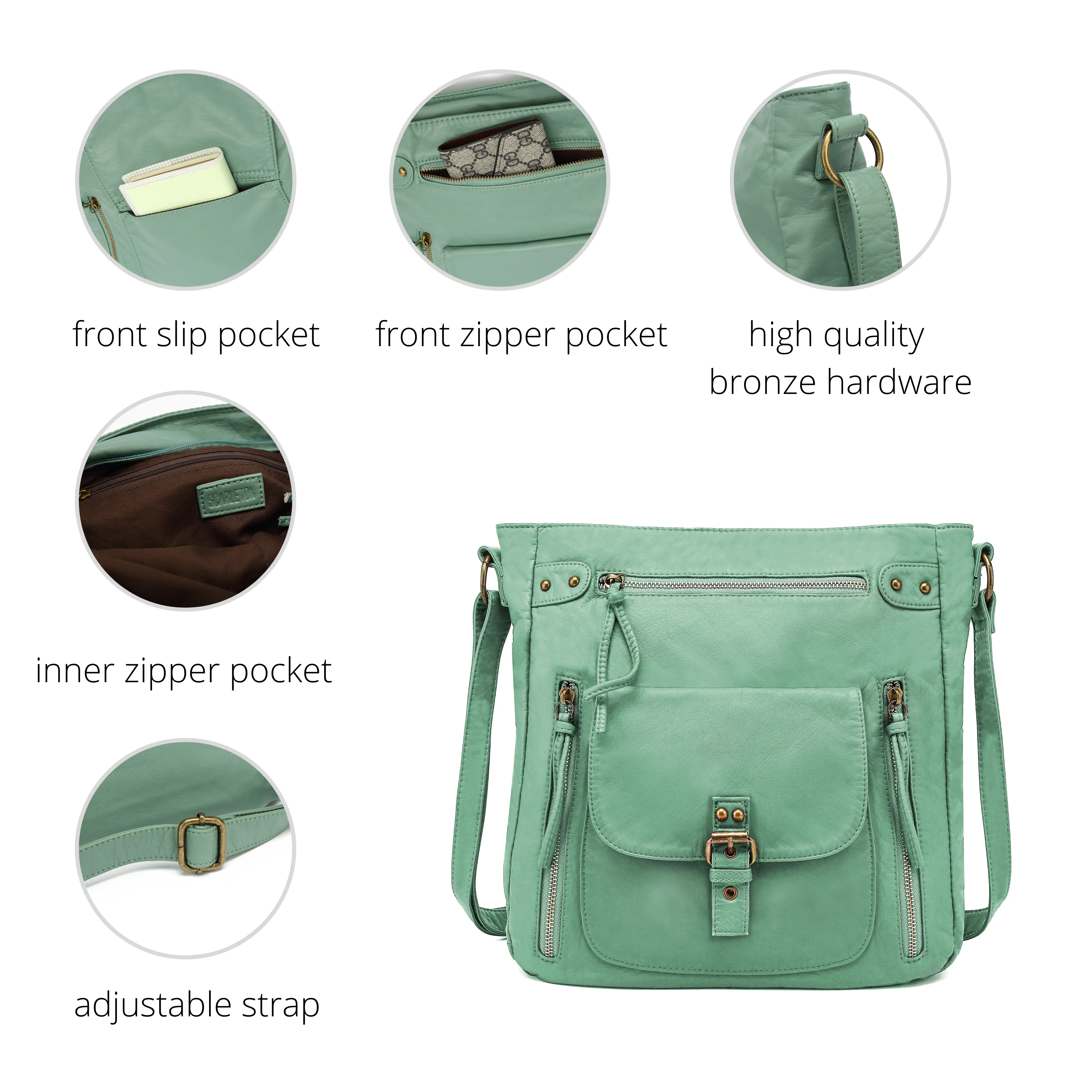 Ultra Soft Medium Crossbody, Shoulder Bag H2005