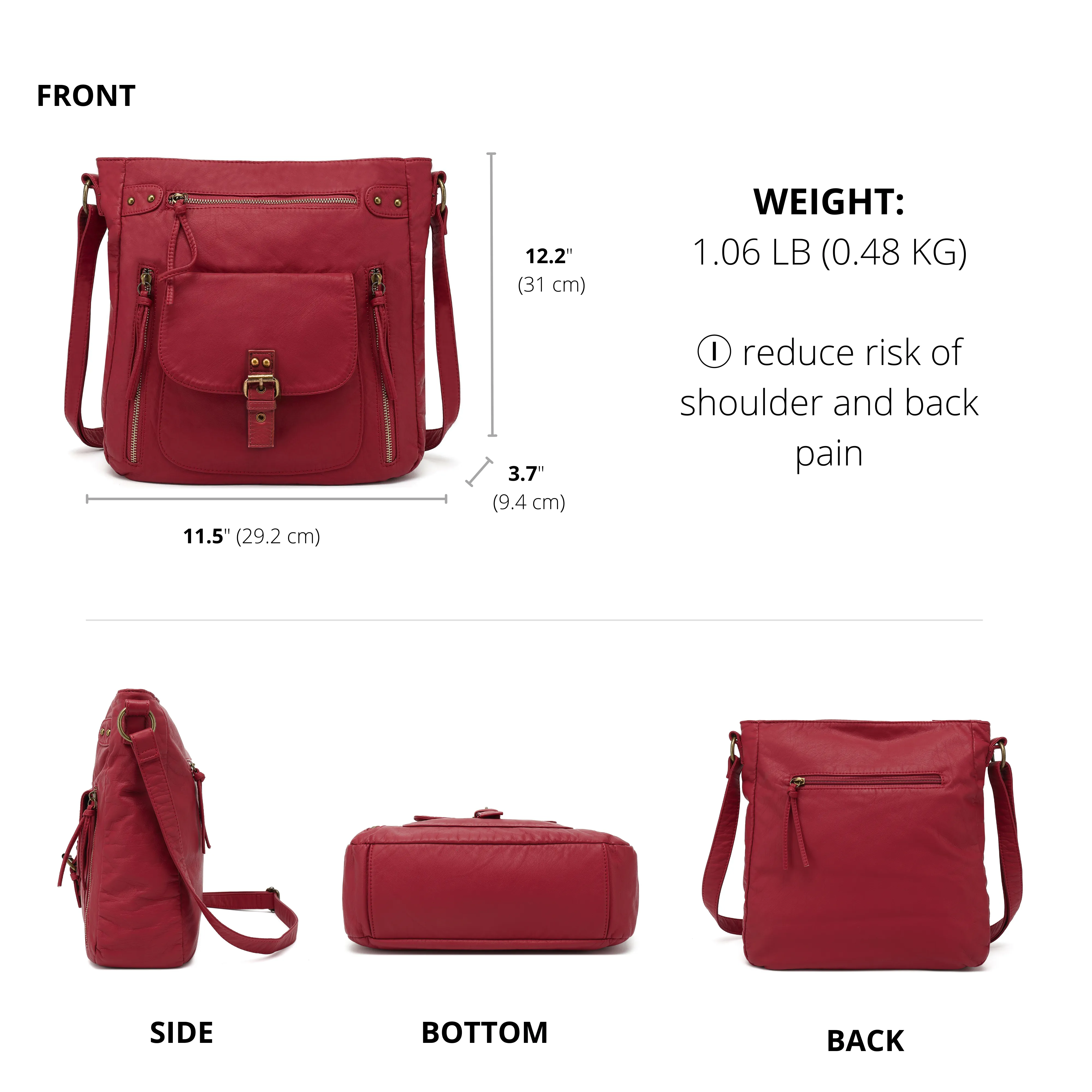 Ultra Soft Medium Crossbody, Shoulder Bag H2005