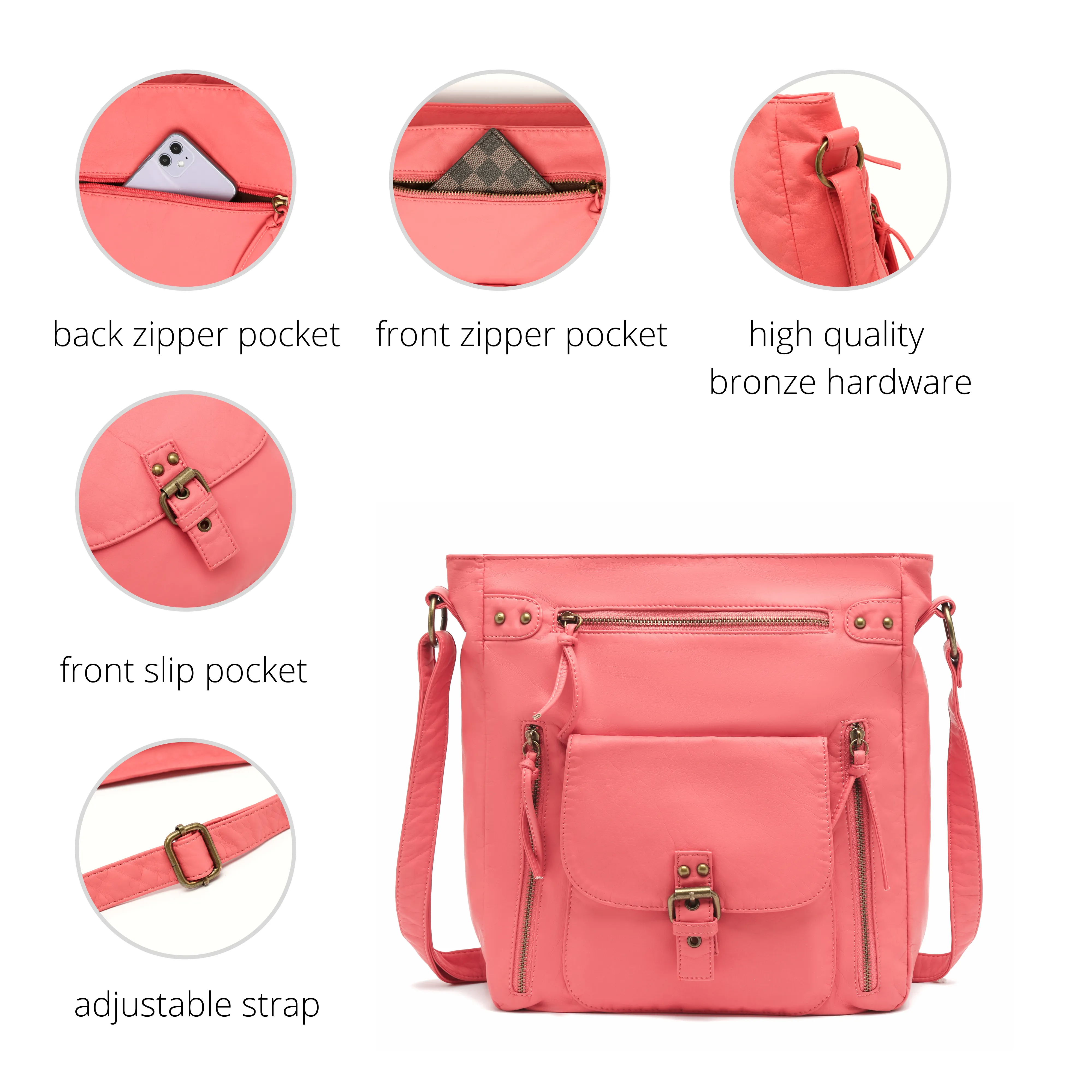 Ultra Soft Medium Crossbody, Shoulder Bag H2005