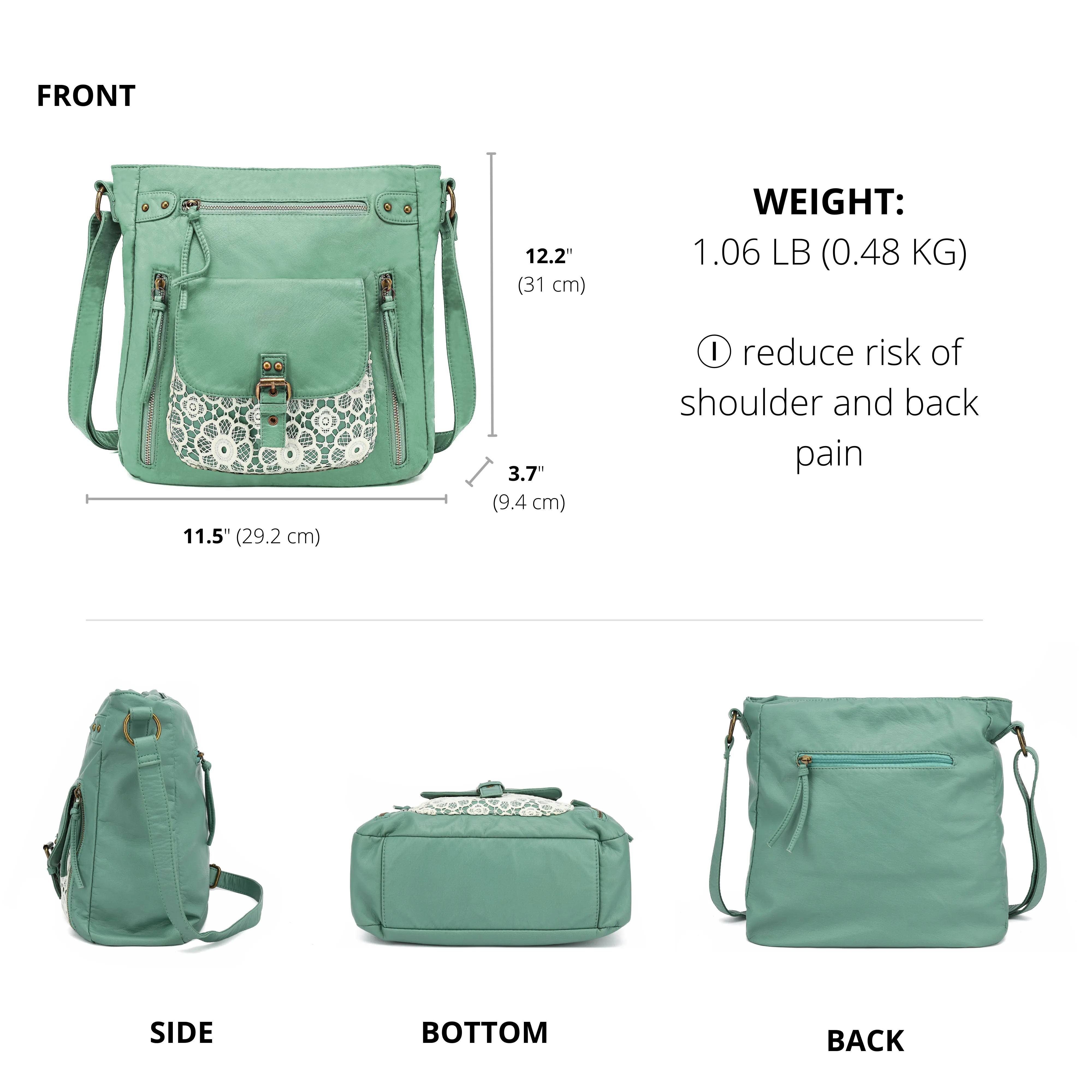 Ultra Soft Medium Crossbody, Shoulder Bag H2005