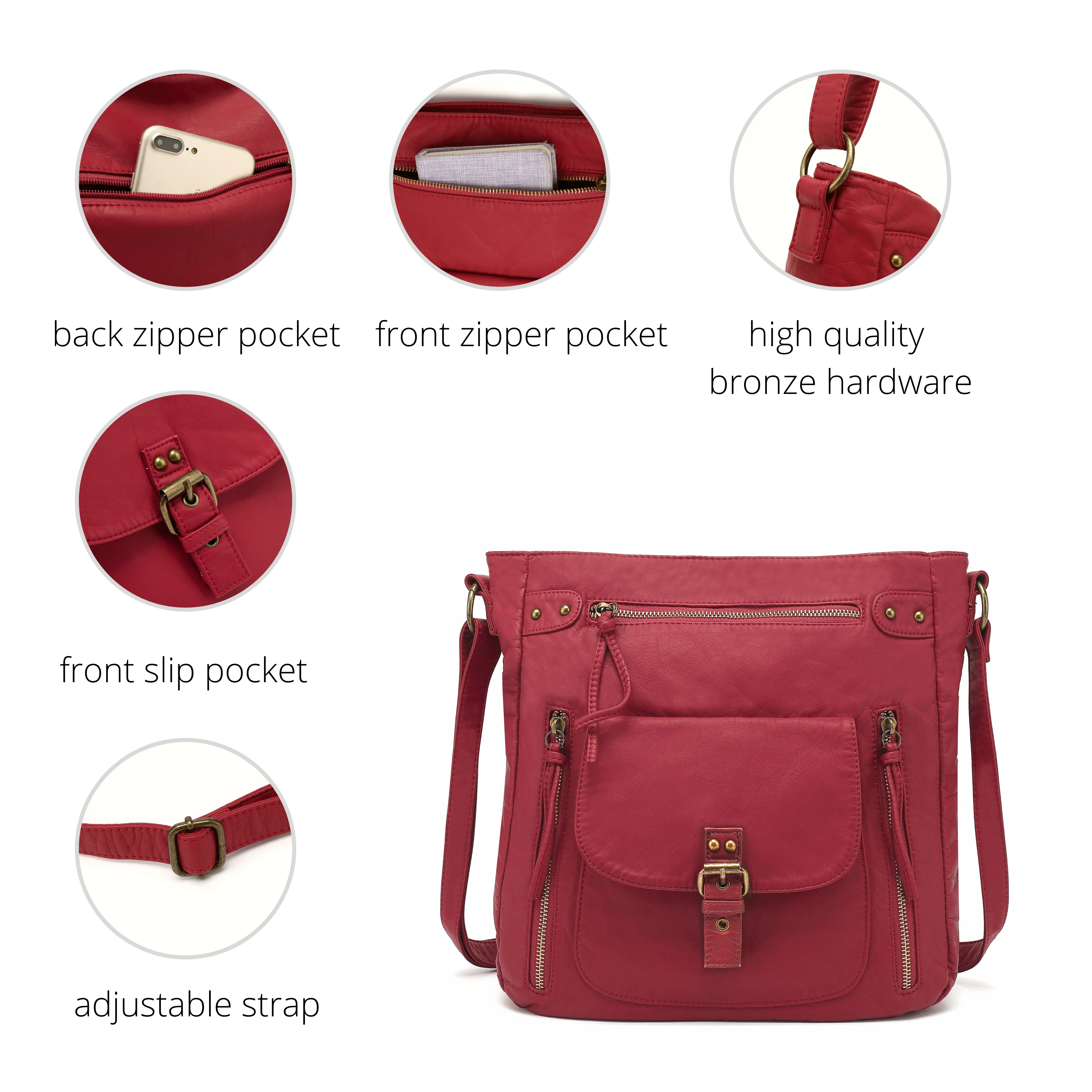 Ultra Soft Medium Crossbody, Shoulder Bag H2005