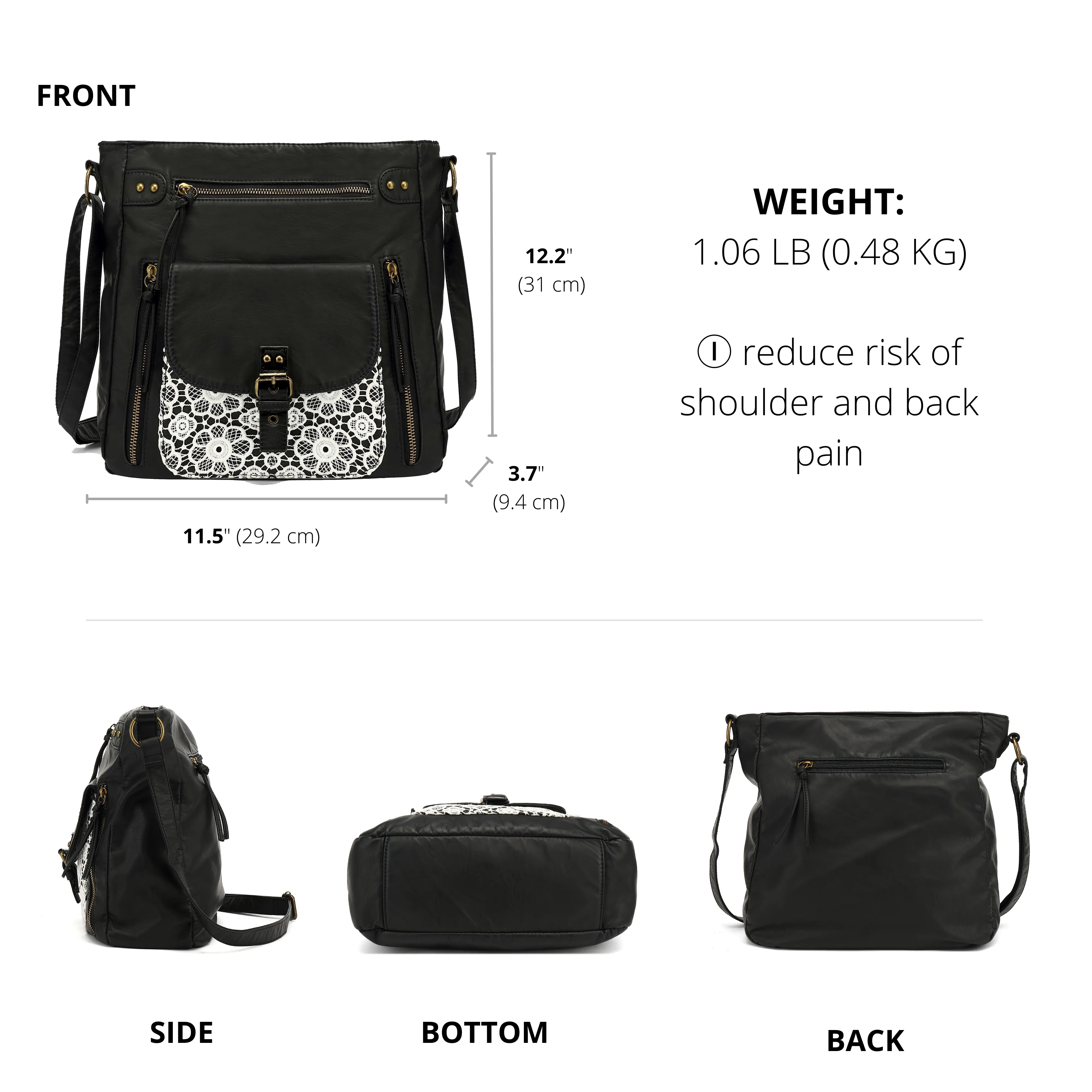 Ultra Soft Medium Crossbody, Shoulder Bag H2005