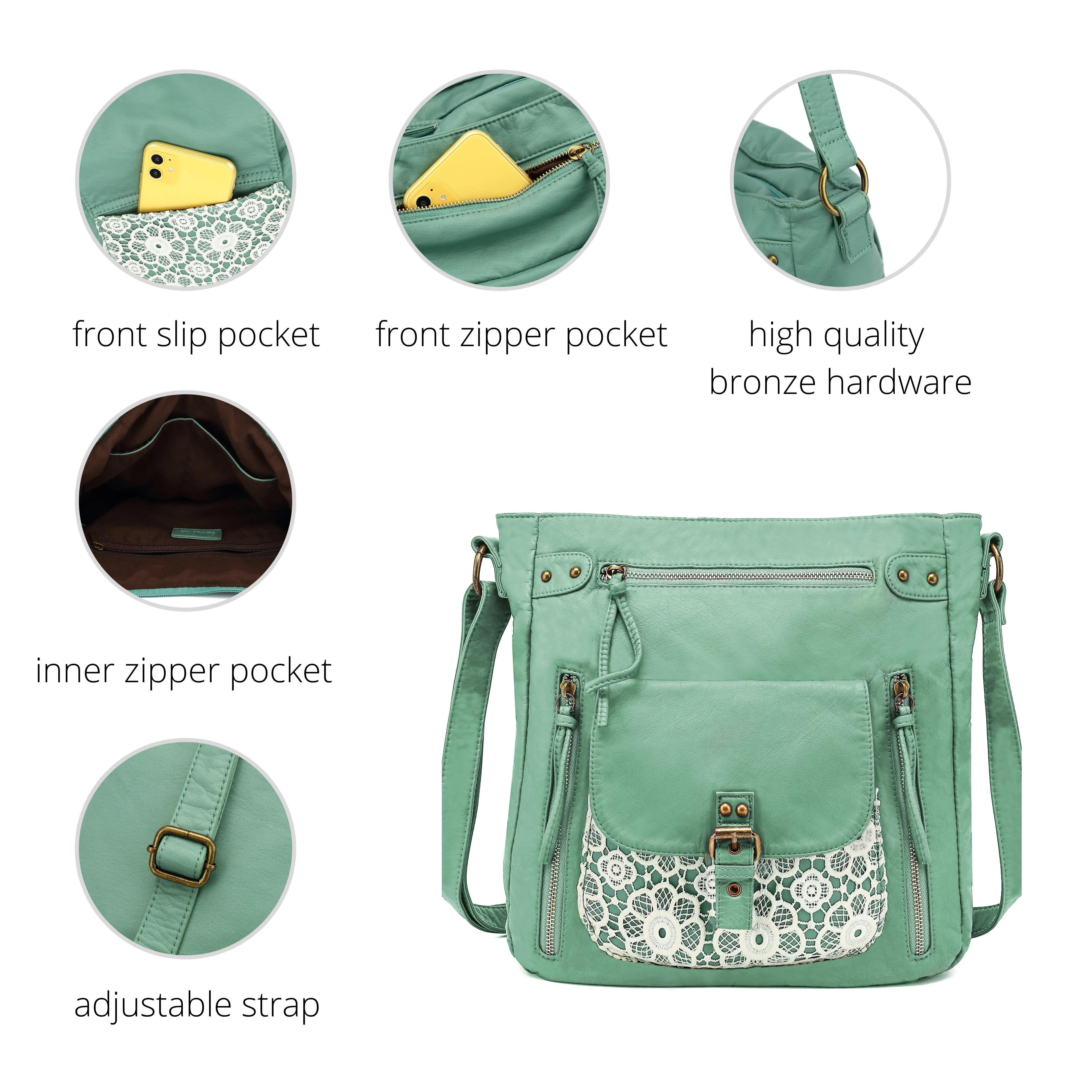 Ultra Soft Medium Crossbody, Shoulder Bag H2005