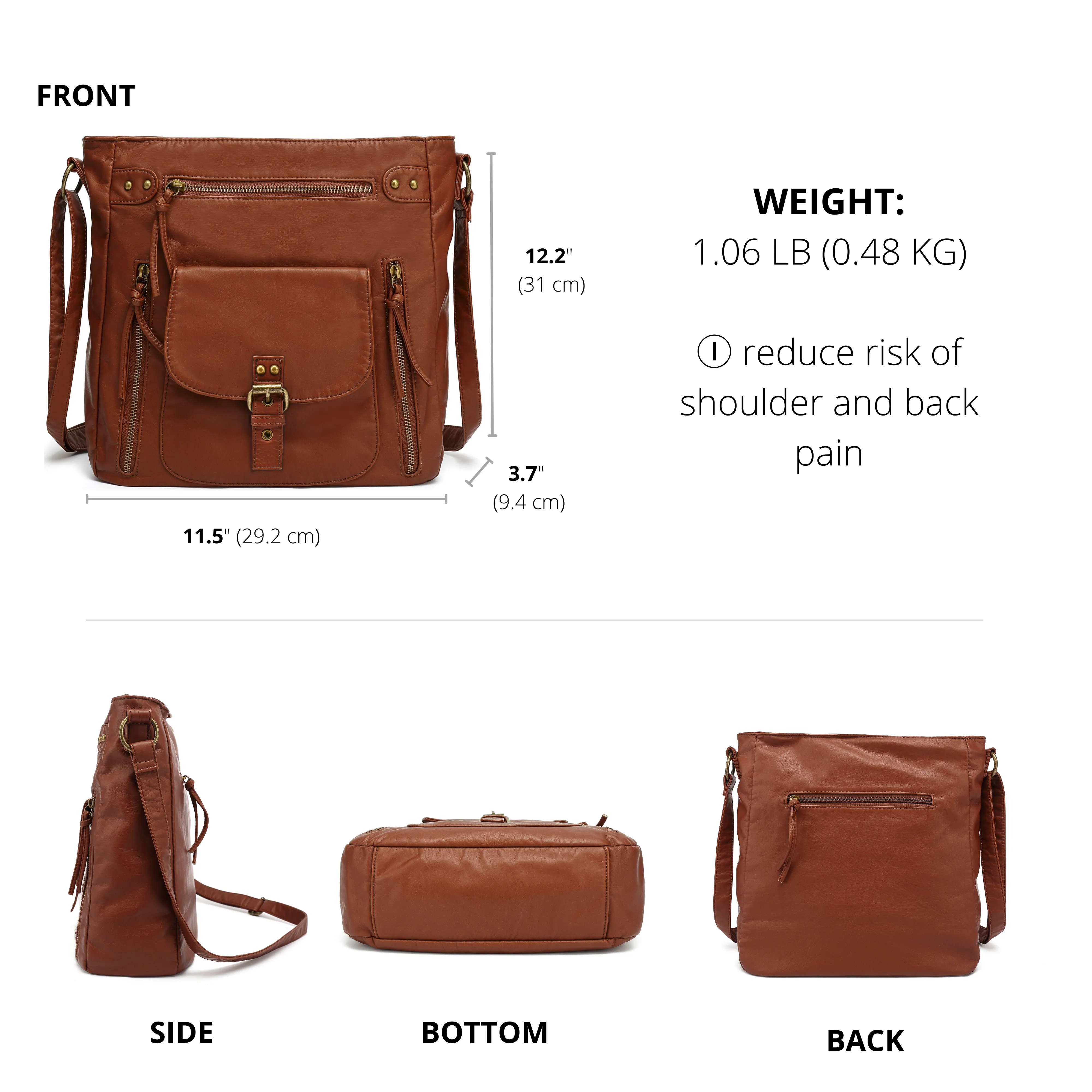 Ultra Soft Medium Crossbody, Shoulder Bag H2005