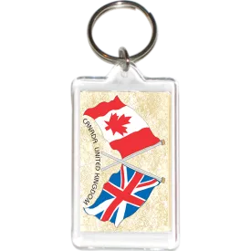 United Kingdom - Canada Friendship Acrylic Key Holders