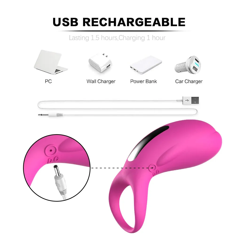 Vibrating Panty Vibrator - 36 Modes Cock Ring Clitoral Stimulator Sex Toys for Couples