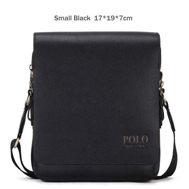 VICUNA POLO New Arrival Fashion Business Leather Men Messenger Bags Promotional Small Crossbody Shoulder Bag Casual Man Bag