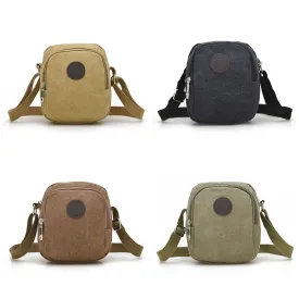 Vintage Canvas Men's Crossbody Over Shoulder Messenger Bags Handbag Leisure Travel  Bag  WML99