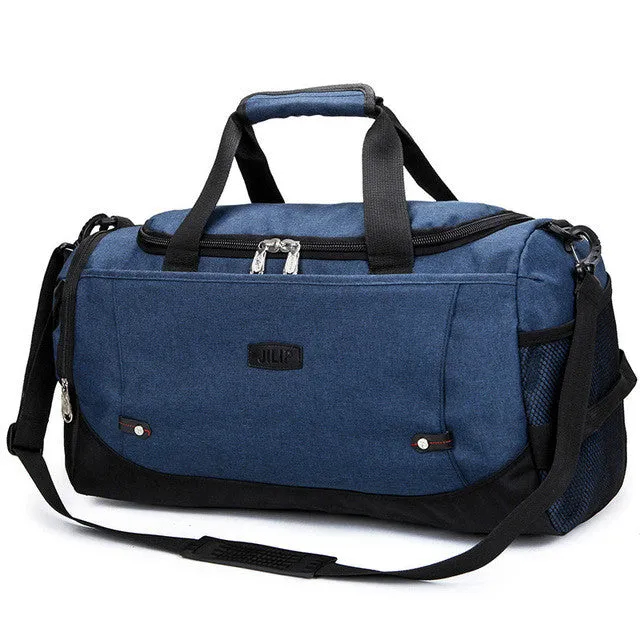 VKTERY New Travel Bag Large Capacity Men Hand Luggage Travel Duffle Bags Nylon Weekend Bags Multifunctional Travel Bags