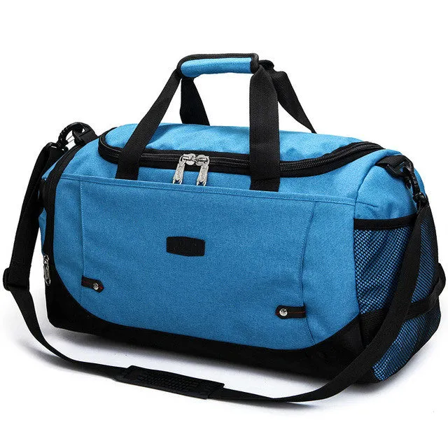 VKTERY New Travel Bag Large Capacity Men Hand Luggage Travel Duffle Bags Nylon Weekend Bags Multifunctional Travel Bags