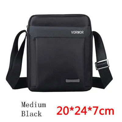 VORMOR Men bag 2017 fashion mens shoulder bags, high quality oxford casual messenger bag business men's travel bags